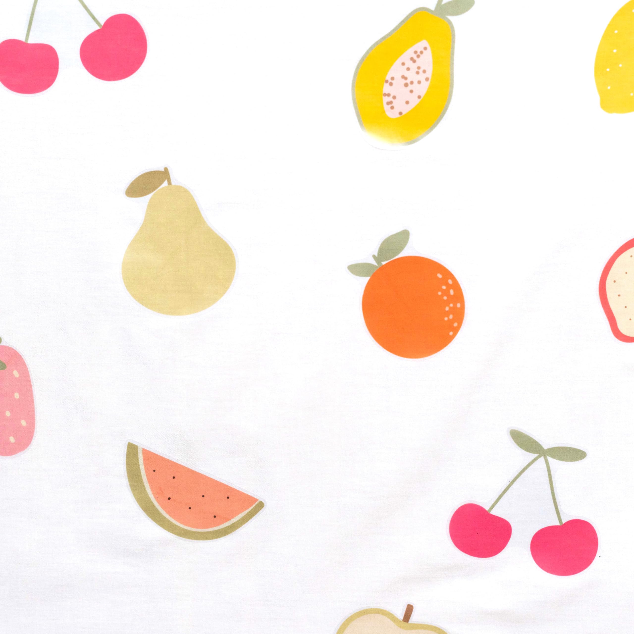ZAIBIANHAO smiling fruit characters wall art creates a cheerful space