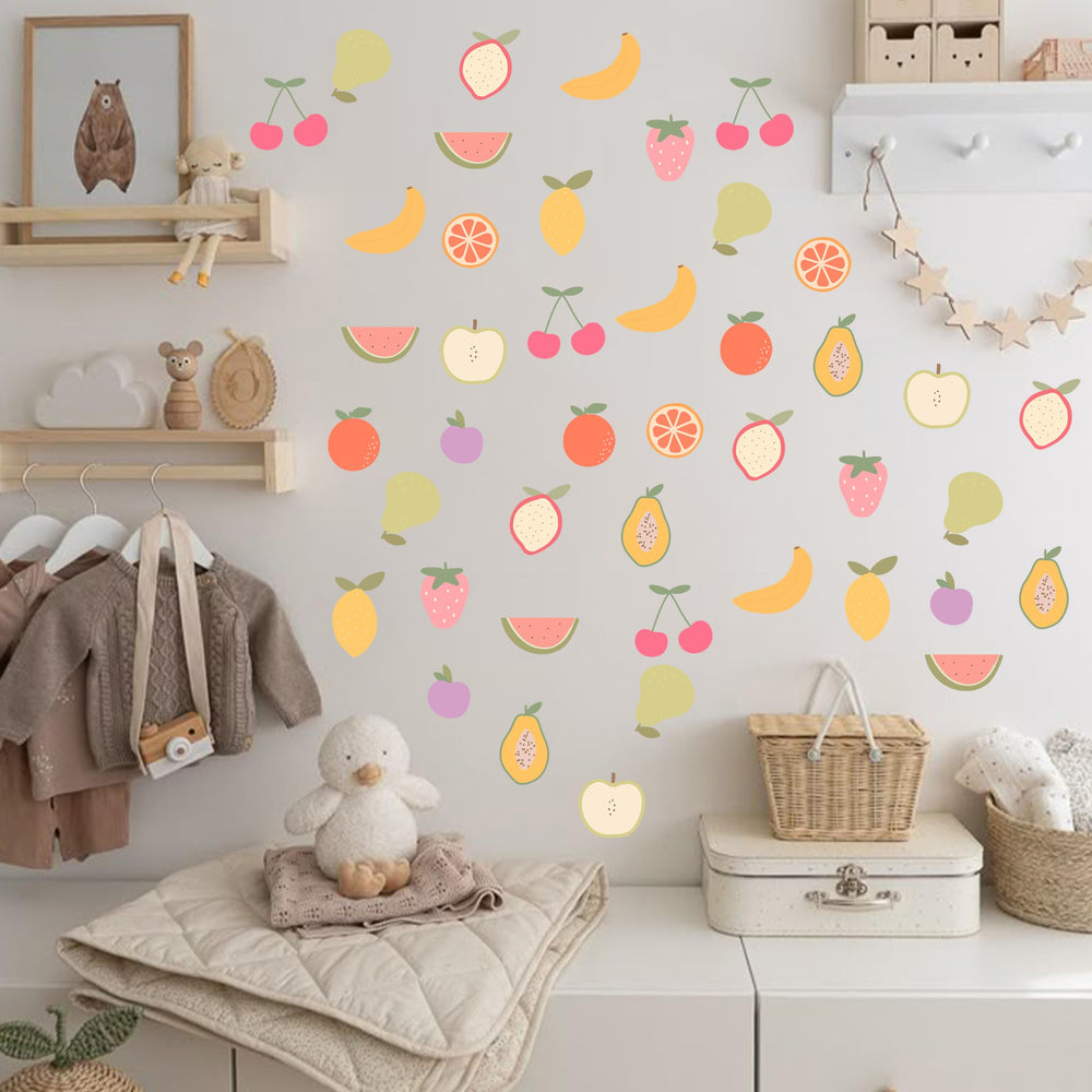 ZAIBIANHAO watermelon wall decal bold fruit design for kids rooms