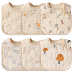 Zainpe rabbit-pattern bib keeps baby outfits dry during feeding and teething