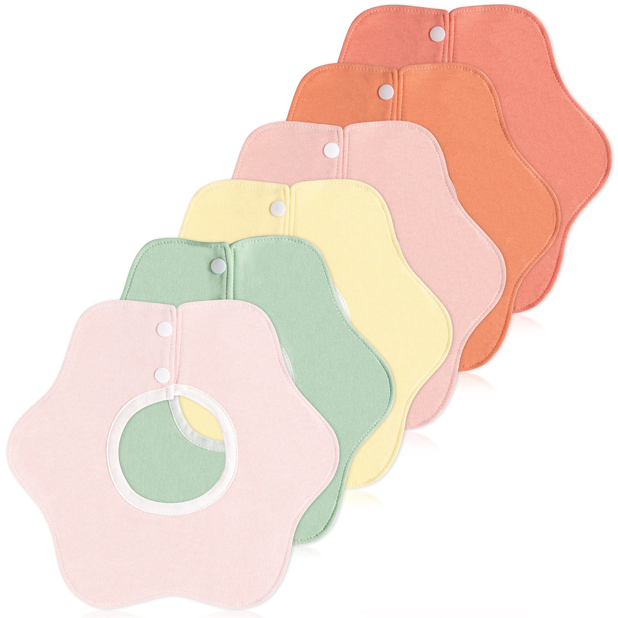 Zainpe baby bib with 360 rotate feature keeps outfits clean during meals