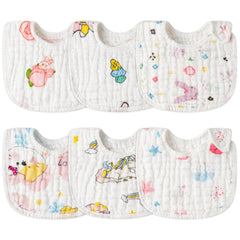 Zainpe baby bib cat pattern helps keep clothing clean during feeding and drooling