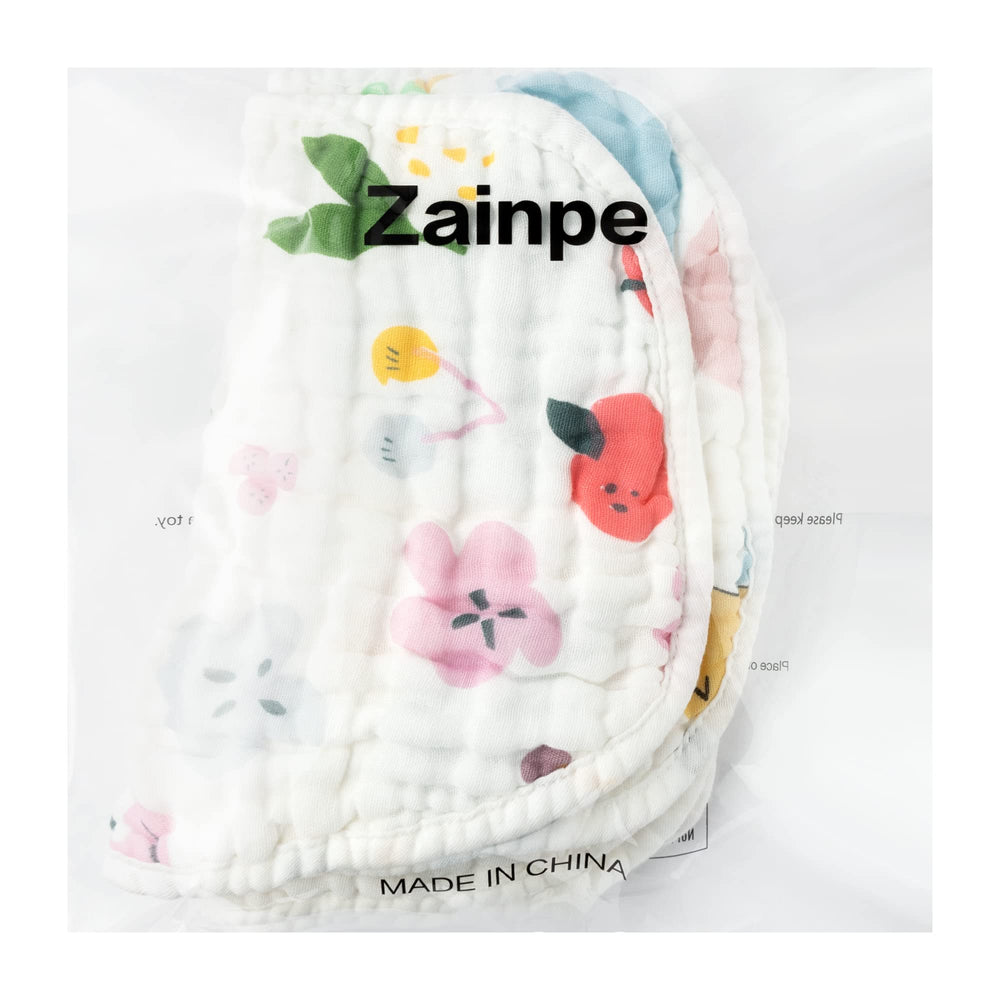 Zainpe soft muslin close-up shows breathable material and gentle touch