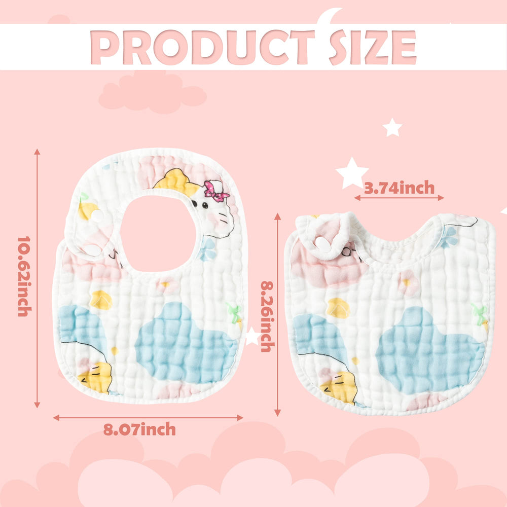 Zainpe star pattern bib minimizes mess at mealtimes
