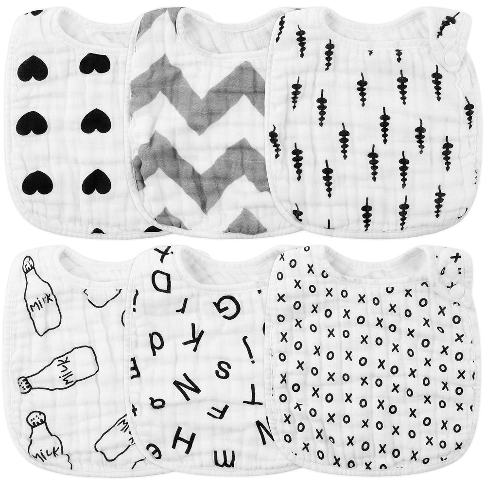 Zainpe baby bibs with trees pattern keep outfits dry during feeding
