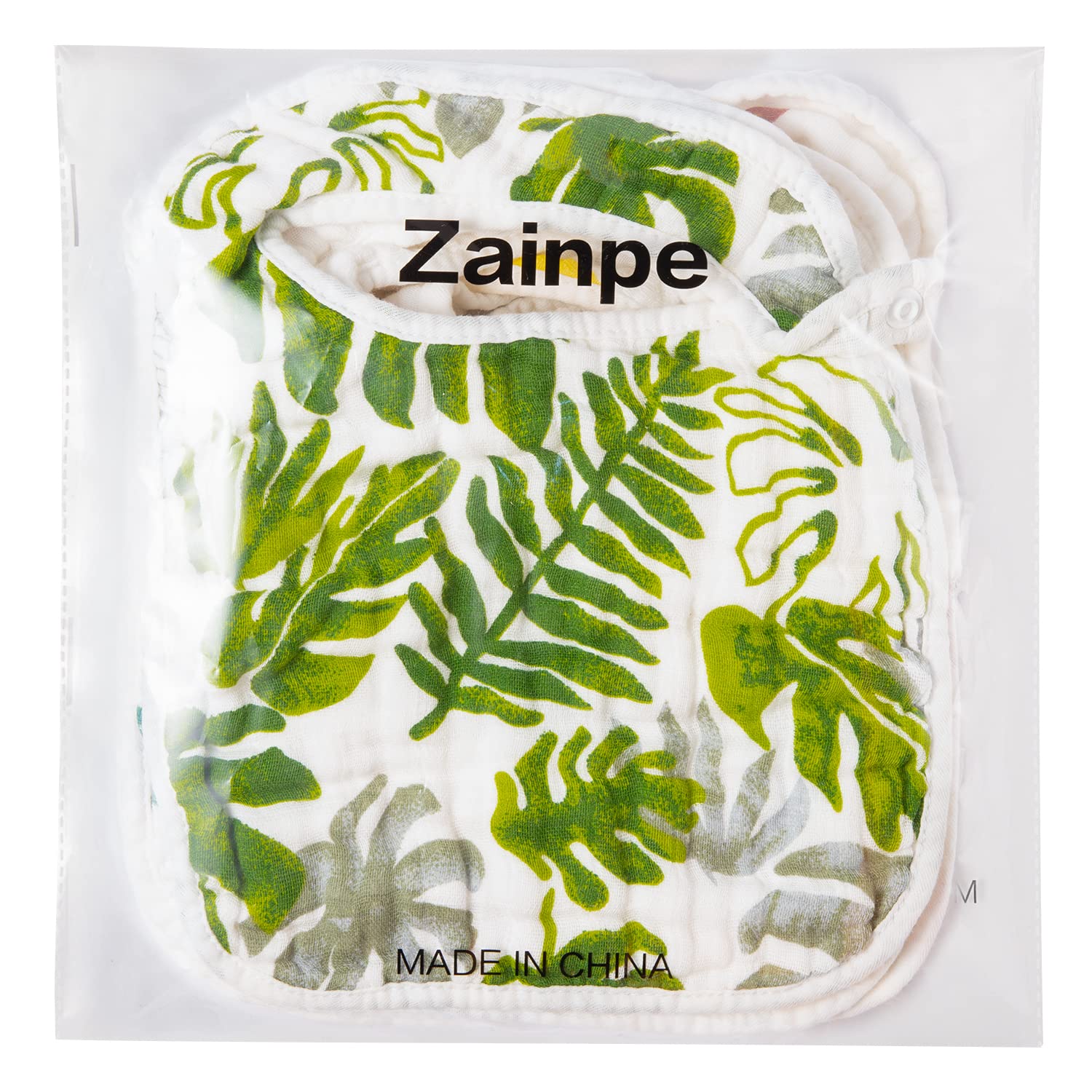 Zainpe adjustable snaps keep bibs secure as babies grow.