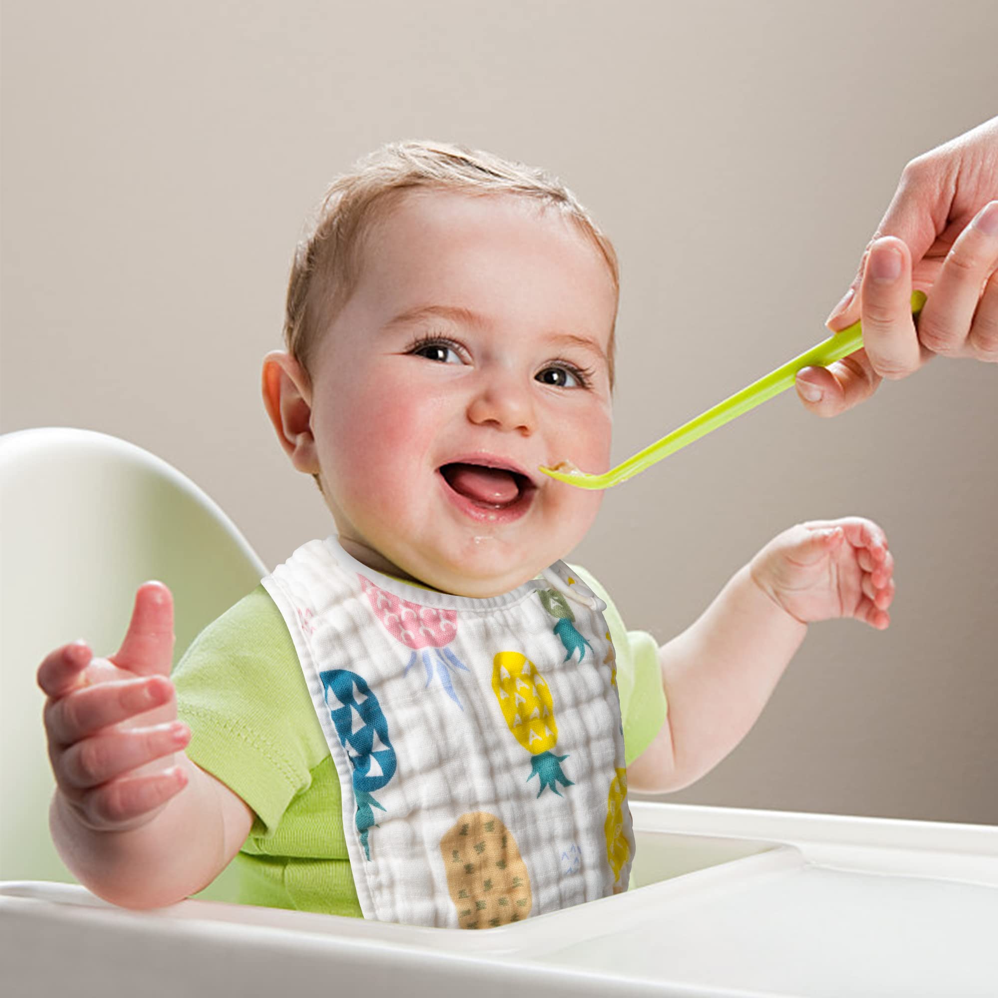 Zainpe cactus pattern bibs deliver lightweight breathable comfort.