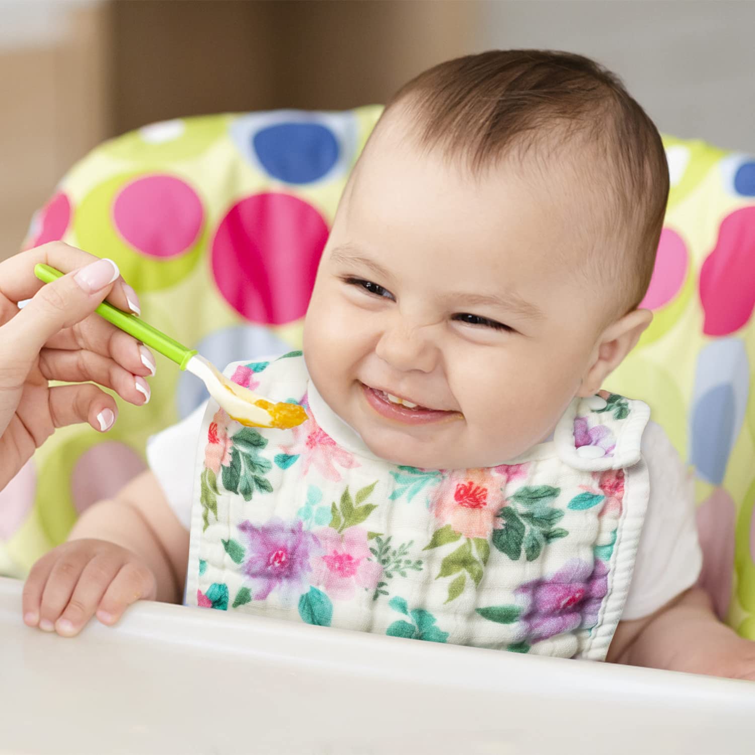 Zainpe bibs soft muslin cotton provides comfortable breathable coverage