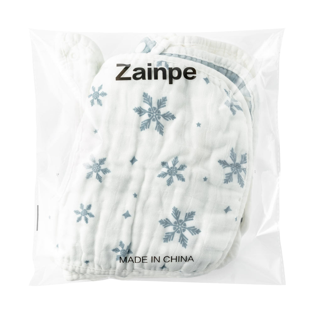 Zainpe cotton muslin baby bib is lightweight and gentle on sensitive skin.