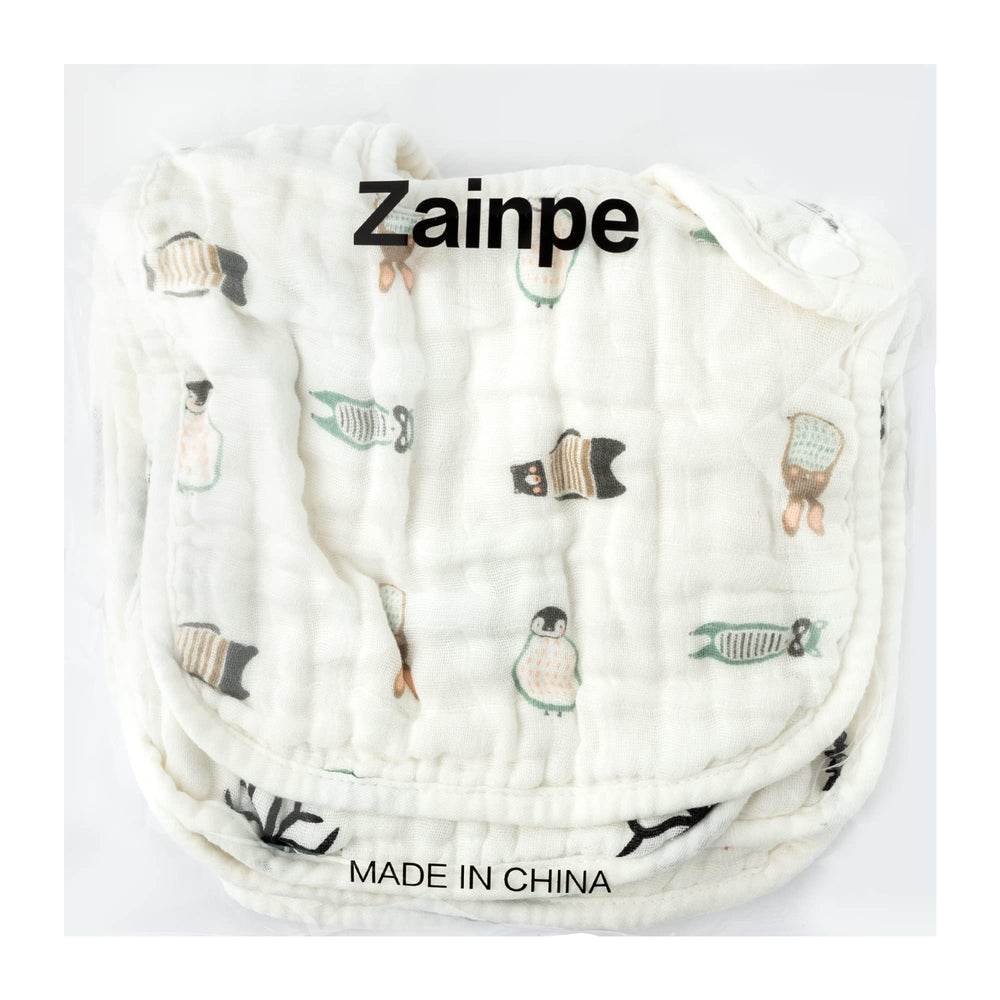 Zainpe size-fit bib suitable for infant to toddler daily use.