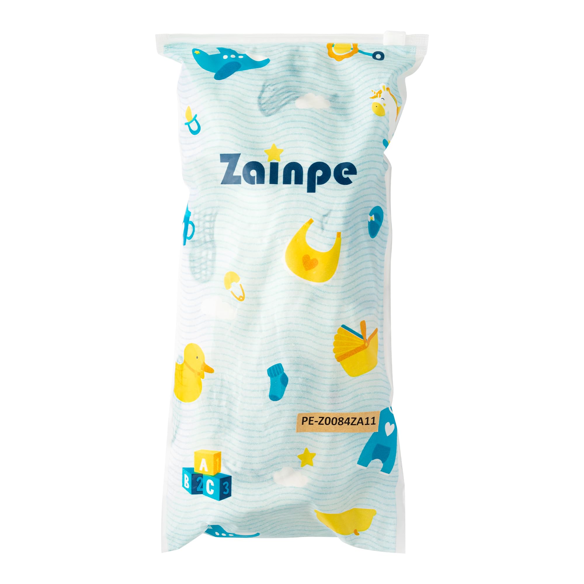 Zainpe soft-material closeup bib showcases cloud-like comfort.