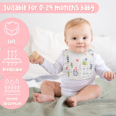 Zainpe soft cotton bib close-up highlighting gentle touch on skin.