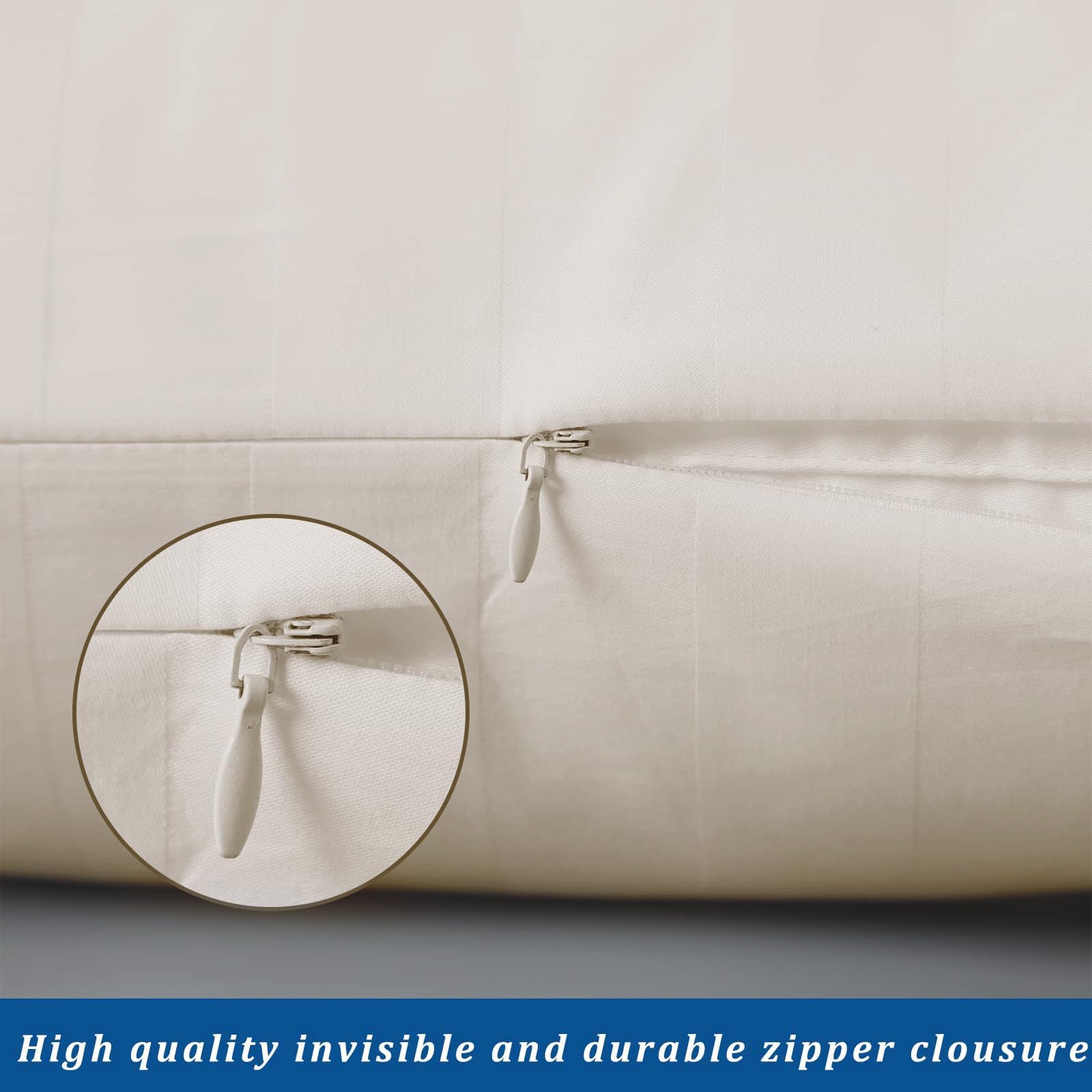 Zaizaihome pillow protector easy-care machine wash friendly