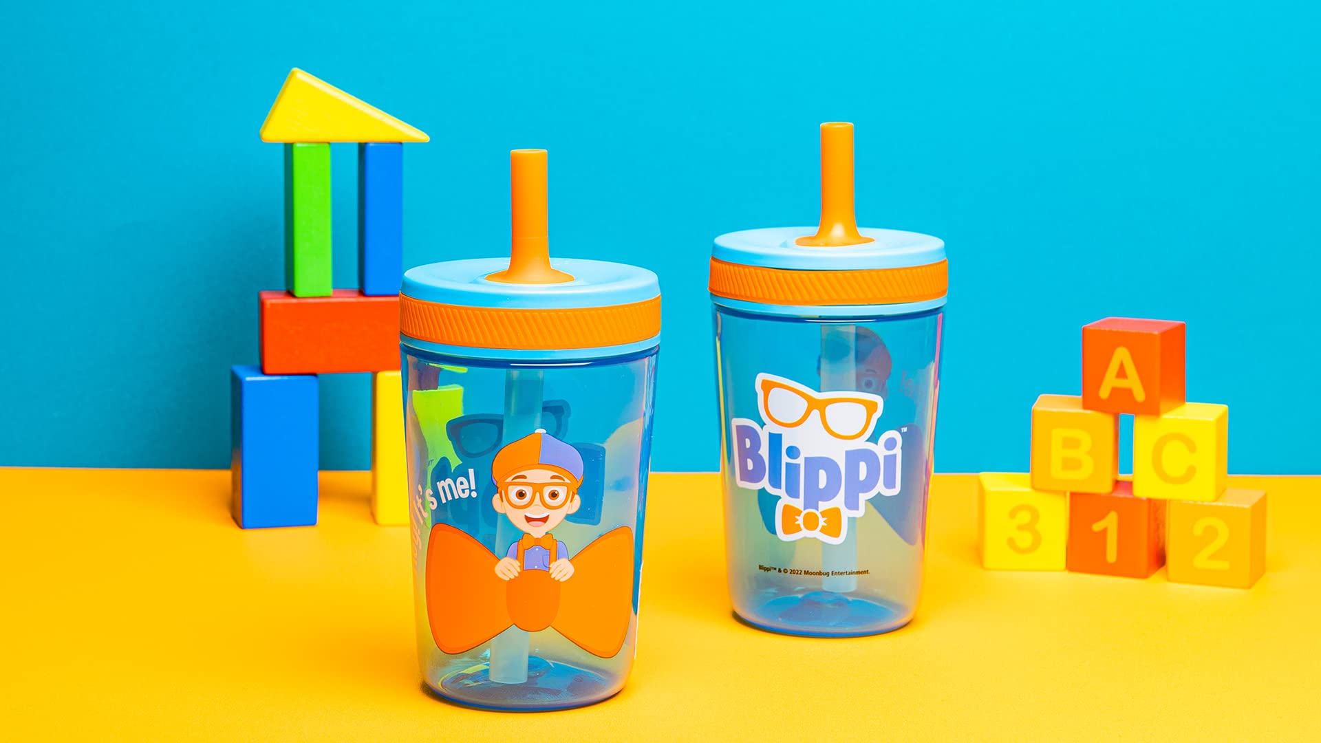 Zak Designs Blippi leak-proof valve prevents spills during busy days