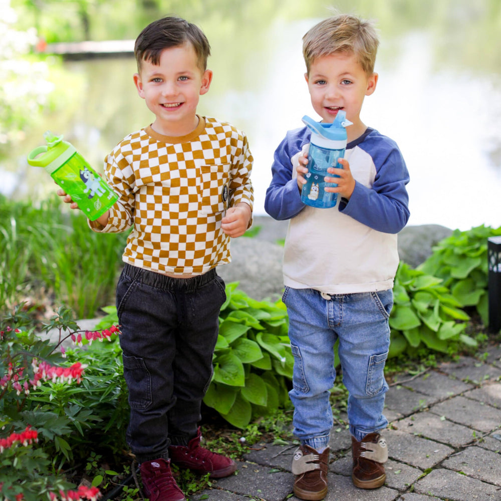 Zak Designs Bluey Atlantic 2-pack front showcases colorful designs for lunchboxes