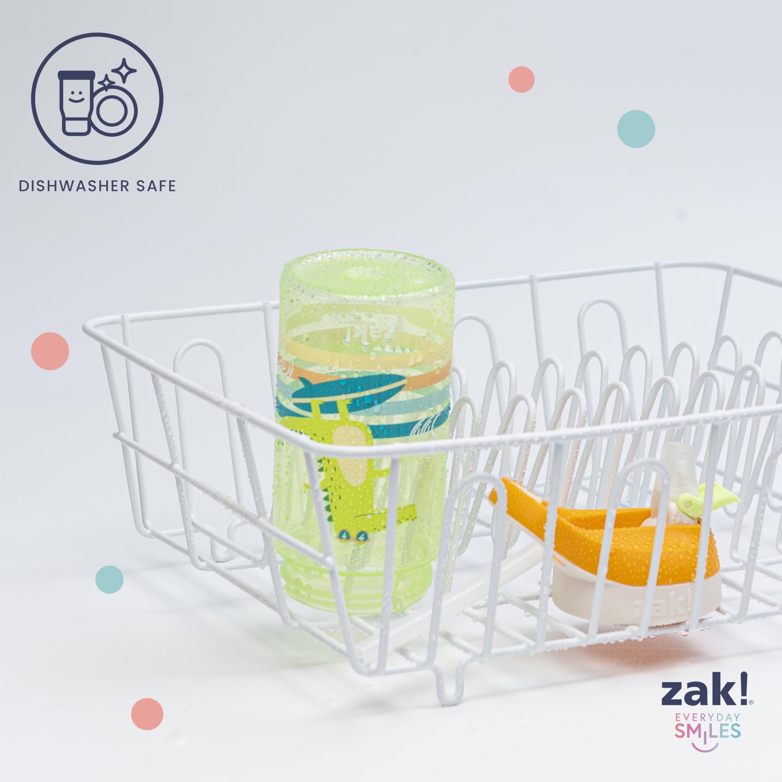 Zak Designs Bluey Atlantic dishwasher-safe bottle simplifies post-meal cleanup