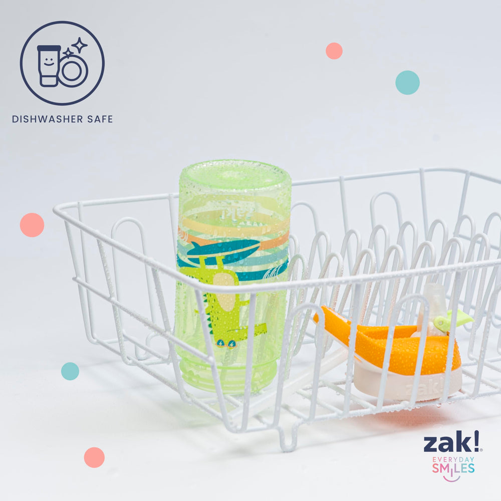 Zak Designs Bluey Atlantic dishwasher-safe bottle simplifies post-meal cleanup