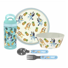 Zak Designs Bluey dinner plate 8-inch offers sturdy, kid-friendly mealtime use.