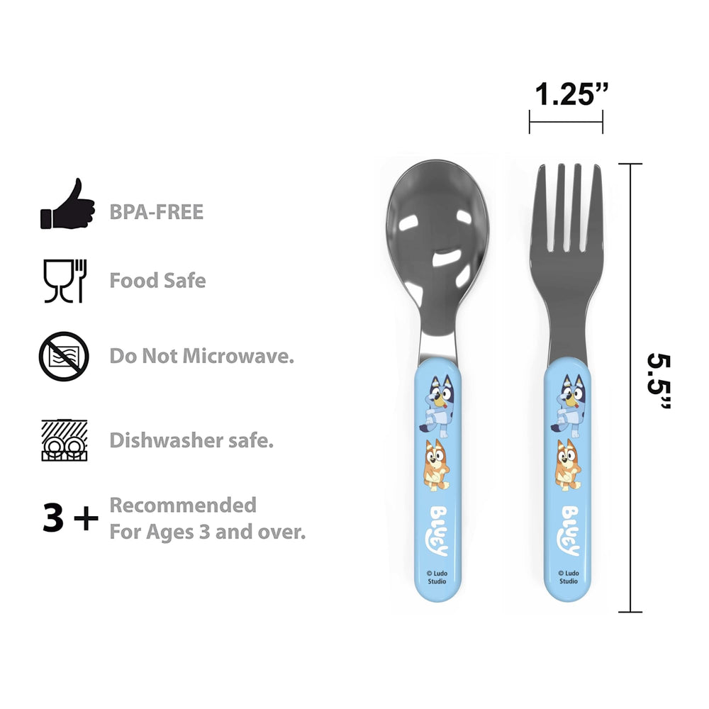 Zak Designs Bluey 16-ounce water bottle keeps kids hydrated.