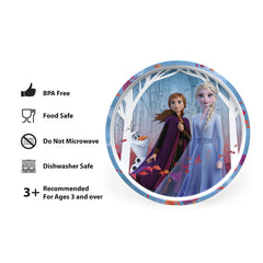 Zak Designs Disney Frozen 2 kid fork offers easy grasp for little eaters.