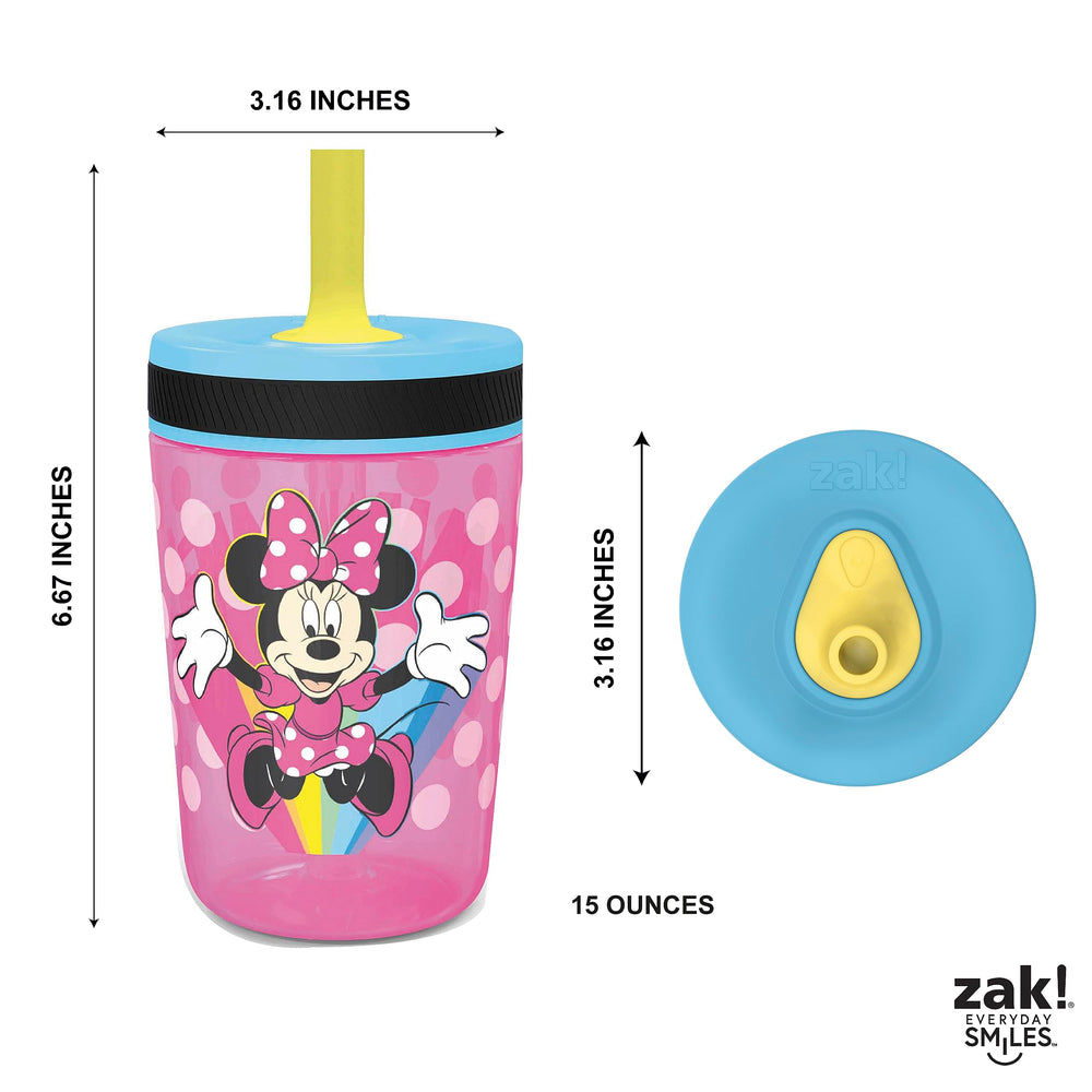 Zak Designs Disney Kelso Tumbler 15-ounce capacity ideal for kids’ day-long hydration