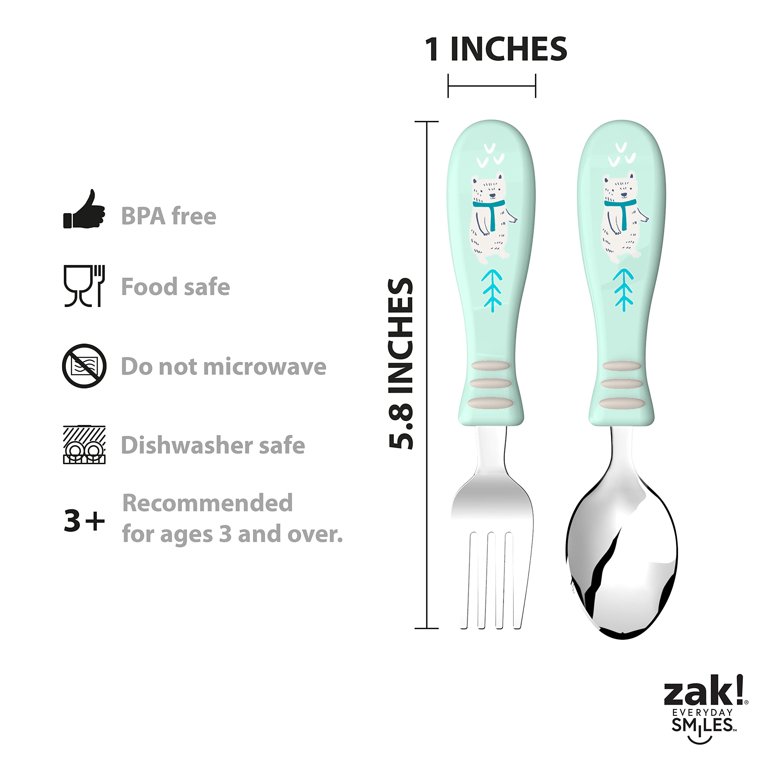 Zak Designs Forest Friends kid-friendly design promotes independent eating at home