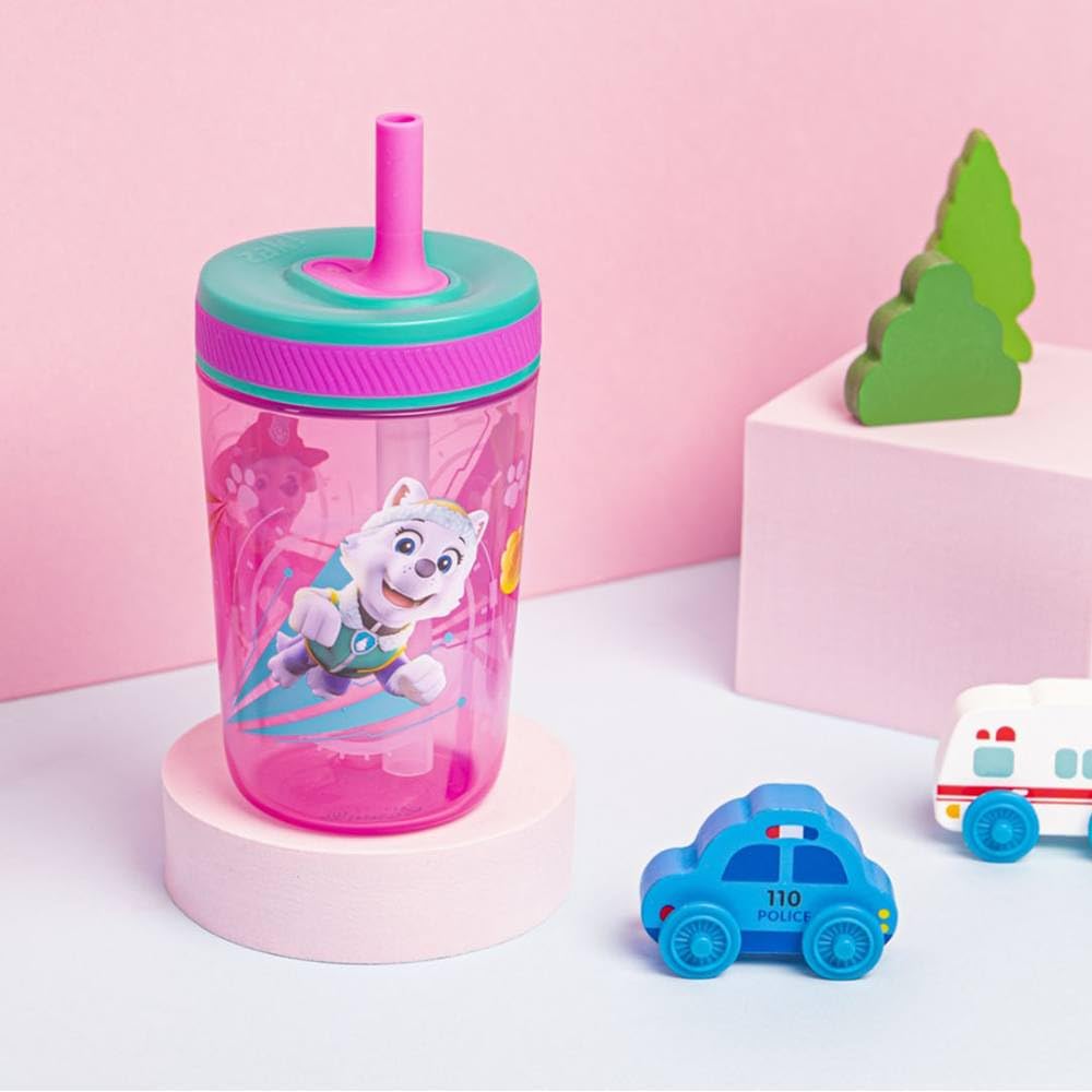 Zak Designs Kelso tumbler Paw Patrol graphic highlights characters for imaginative play and hydration