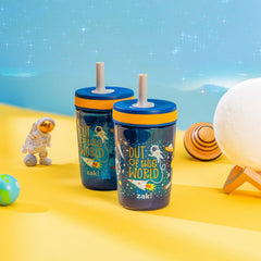 Zak Designs Kelso 15oz tumbler set side-by-side for easy sharing