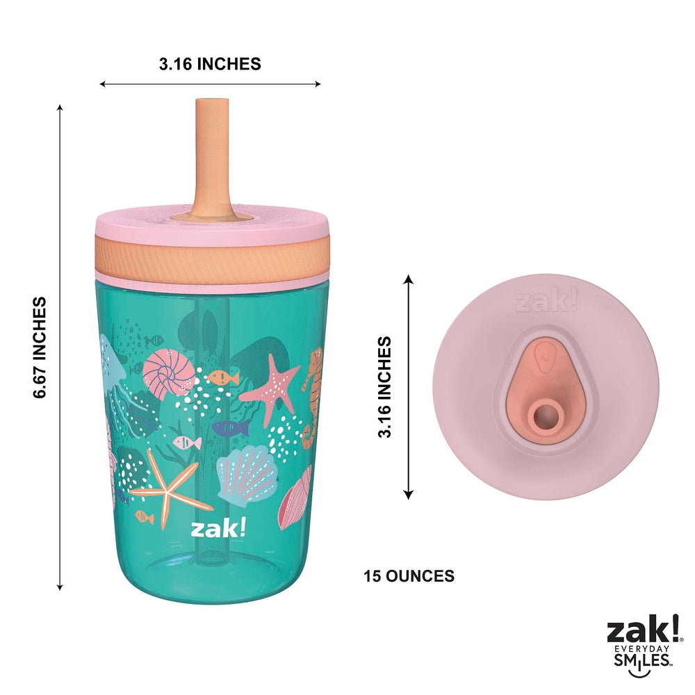 Zak Designs Kelso colorful shell design adds fun to everyday hydration