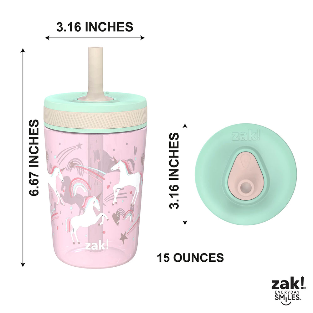 Zak Designs Kelso two-pack 15oz cups provide reliable daily hydration