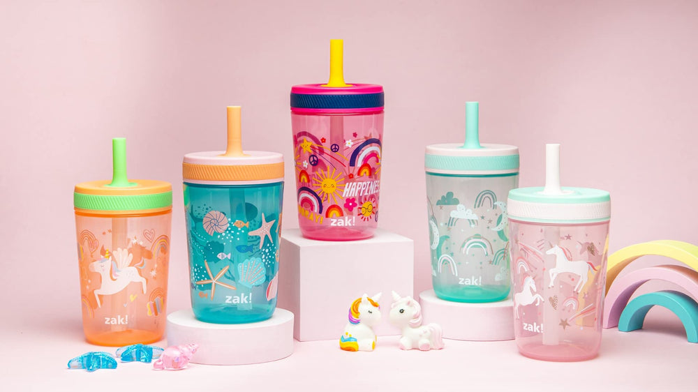 Zak Designs Kelso kid-friendly grip helps little hands hold steady
