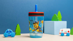 Zak Designs Kelso tumbler leak-proof lid; secure seal prevents spills during travel.