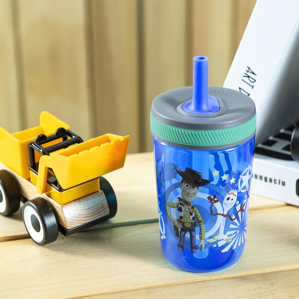 Zak Designs Kelso tumbler in school-lunch use supports durable kid drinkware.