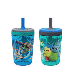 Zak Designs Kelso Woody tumbler for kid-friendly hydration on the go.
