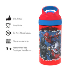 Zak Designs Marvel fork, child-sized for easy grip.
