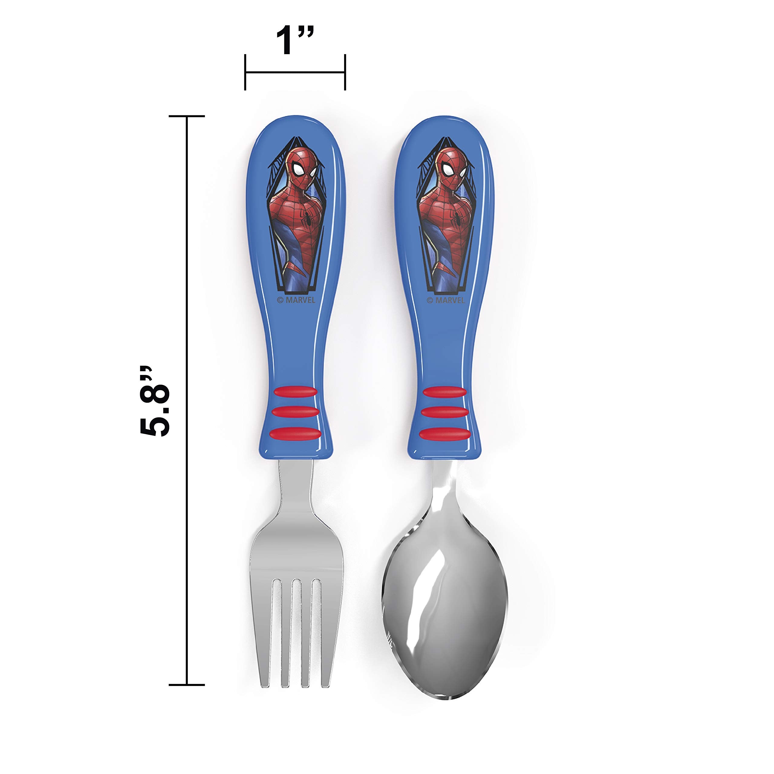 Zak Designs Spider-Man dinnerware set adds character to kid-friendly dining.