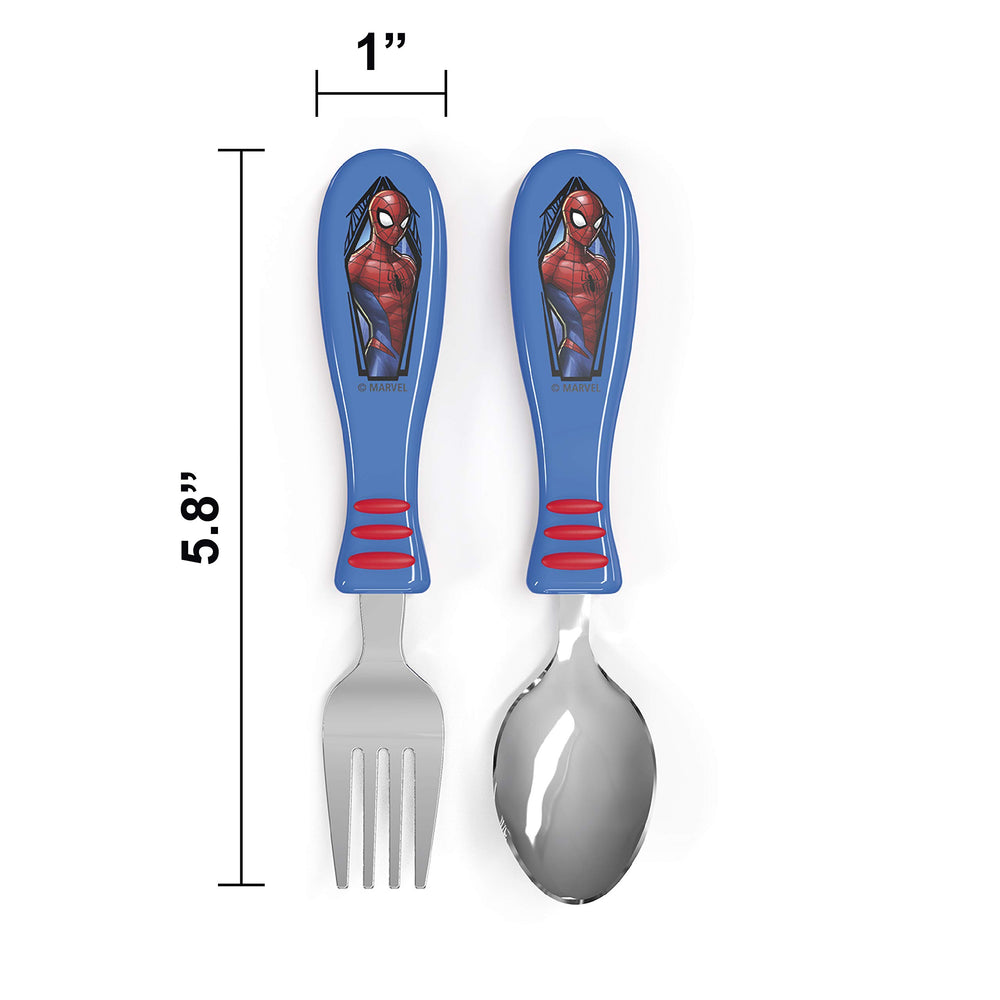 Zak Designs Spider-Man dinnerware set adds character to kid-friendly dining.