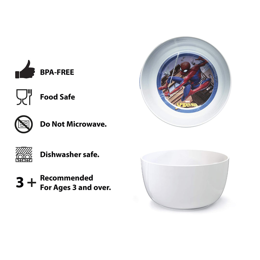 Zak Designs Marvel Spider-Man fork durable stainless steel for little hands.