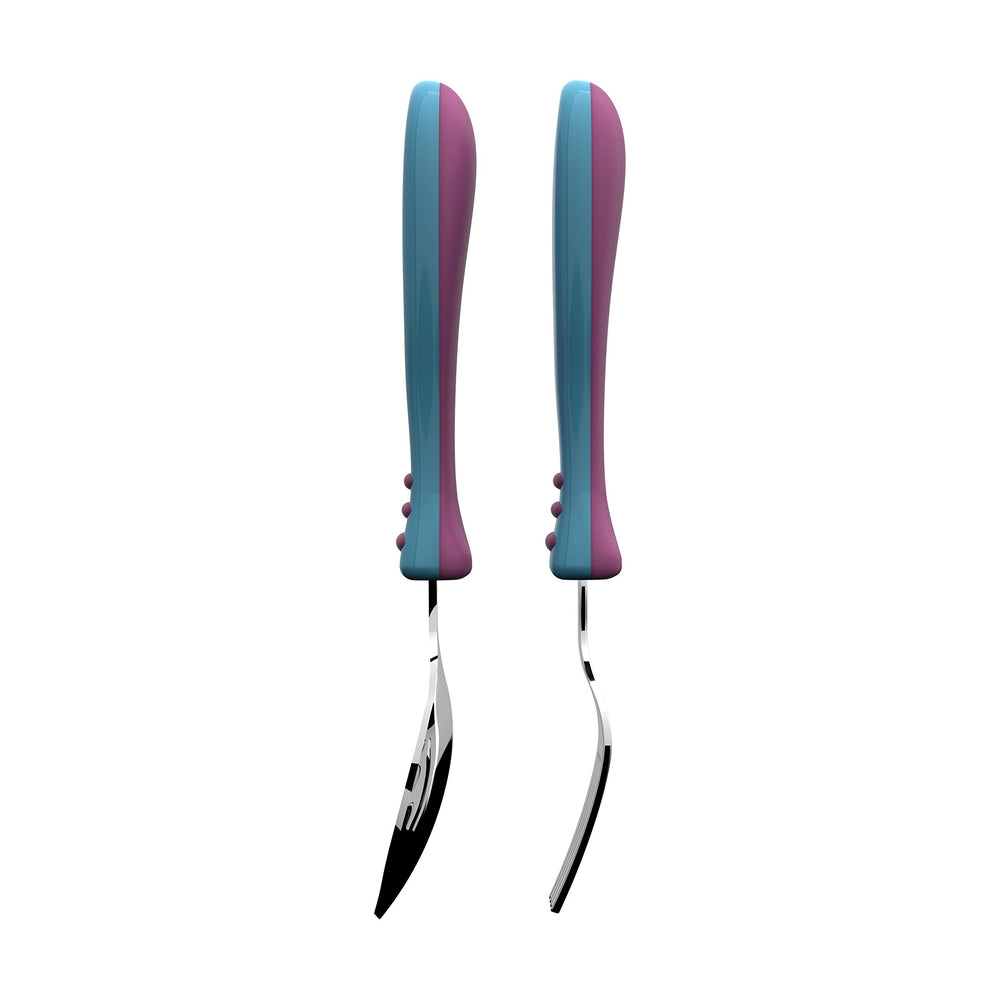 Zak Designs Peppa Pig fork 5-3-4-inch ergonomic handle for small hands