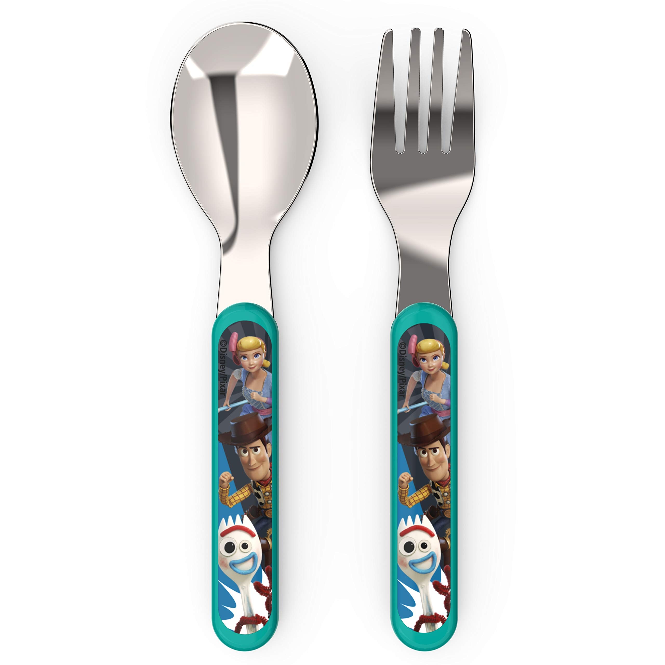 Zak Designs Toy Story 4 flatware spoon with comfortable grip for kids