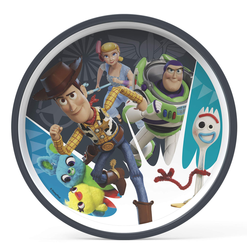 Zak Designs Toy Story 4 plate 8-inch with bold artwork for daily meals