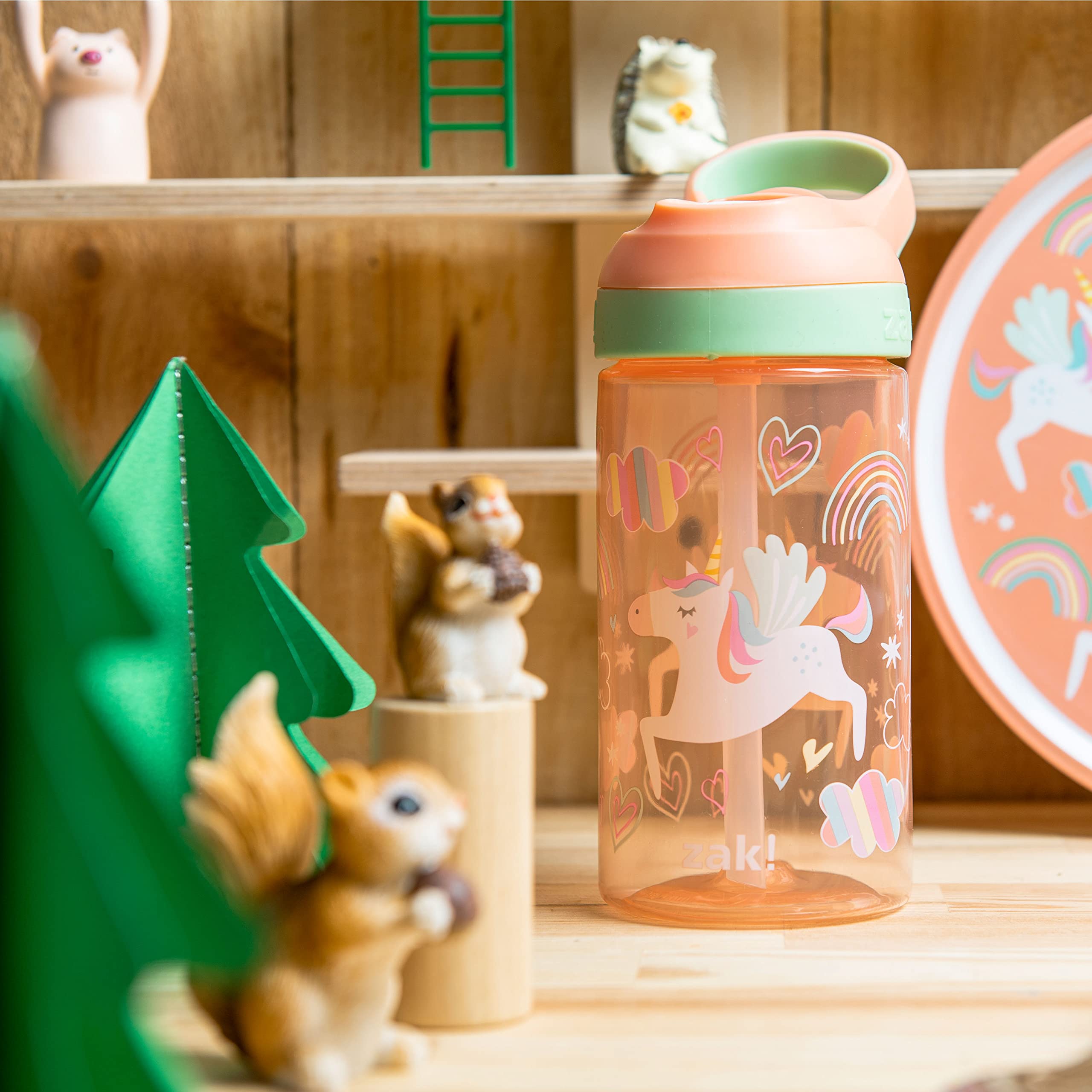 Zak Designs Unicorn 6-inch bowl catches soup drips while delighting little eaters