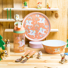 Zak Designs Unicorn 8-inch plate adds color and portion-friendly fun to kid meals