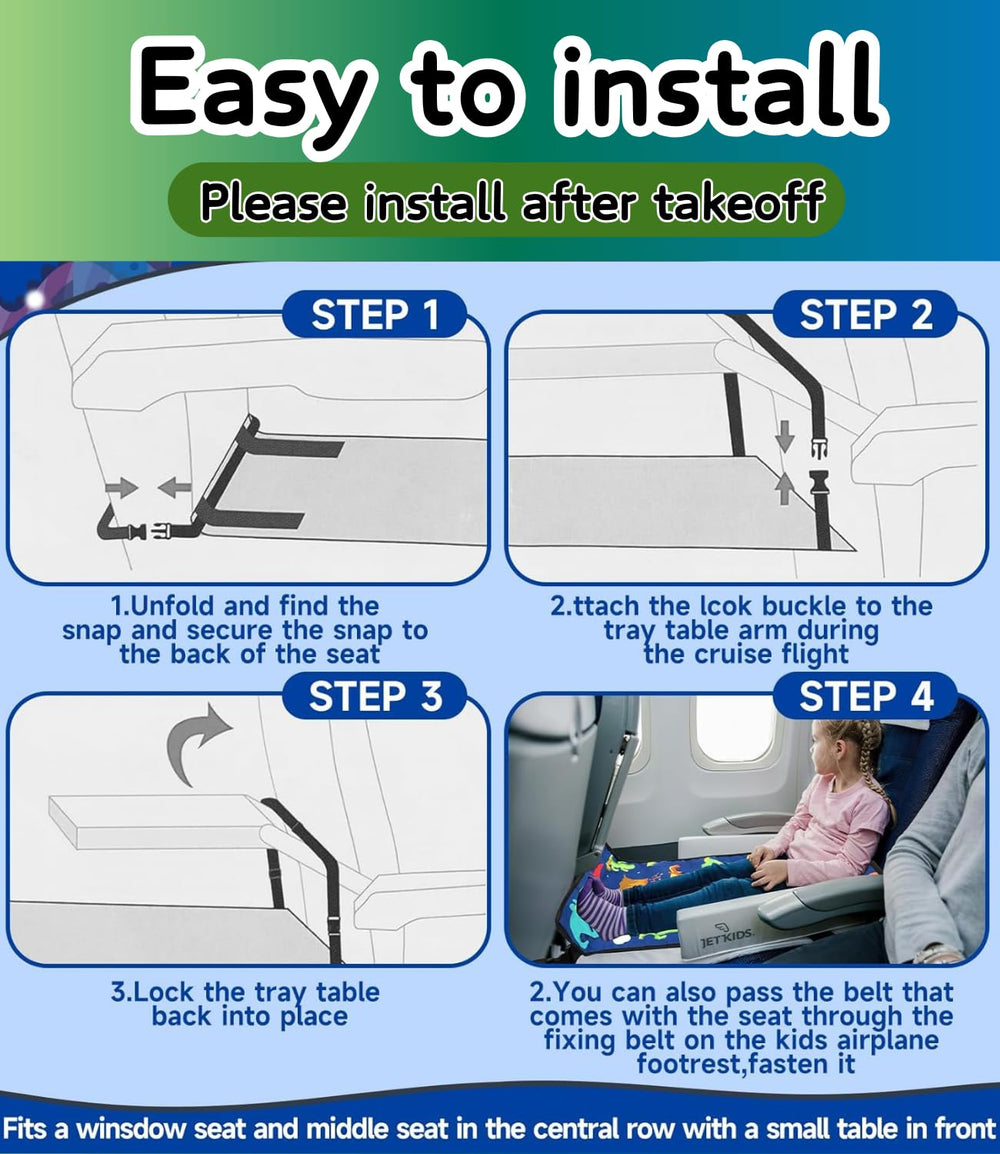 Zalhyrox Toddler Airplane Bed lightweight storage bag for on-the-go.