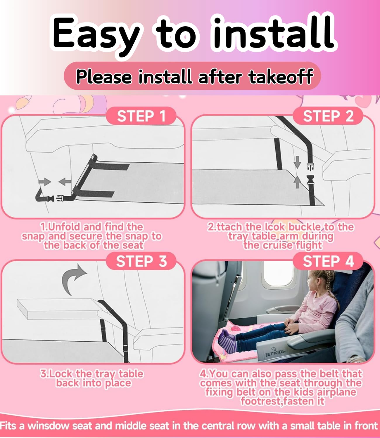 Zalhyrox non-slip back helps stay put on seats.