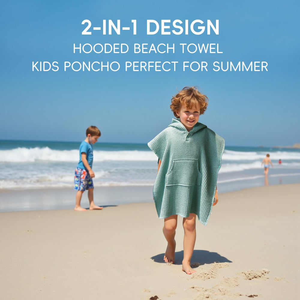Zamlory hooded towel hood design provides sun protection and warmth