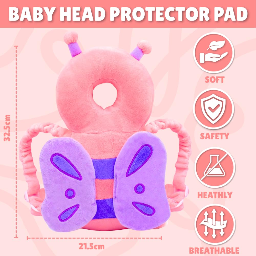 Zanith head protector backpack with adjustable shoulder straps for a secure fit