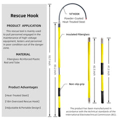 Zanvxt epoxy insulated pole for reliable protection near energized equipment