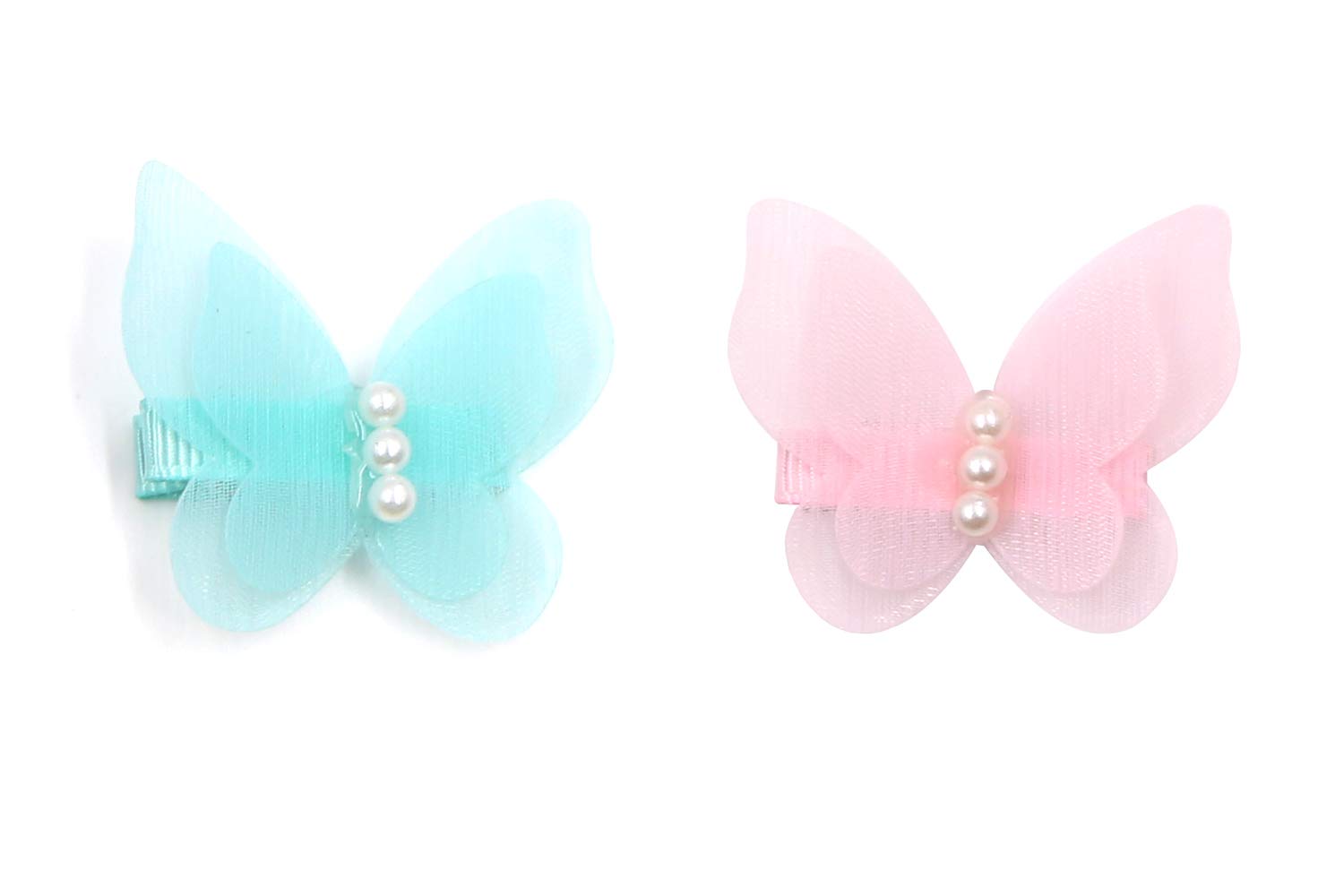 Zapire butterfly clip measures about 1.6 inches for versatile styling