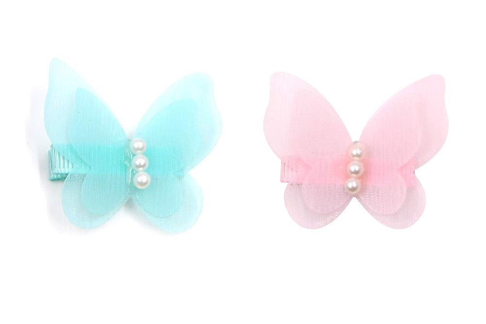 Zapire butterfly clip measures about 1.6 inches for versatile styling
