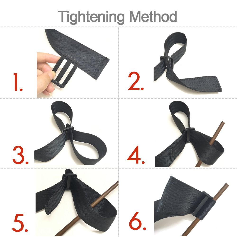 ZARPMA Straps mounted on stroller showing versatile safety option